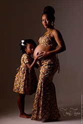 portrait en attendant bébé par le photographe à melun thierry navarro au studio créateur de souvenirs